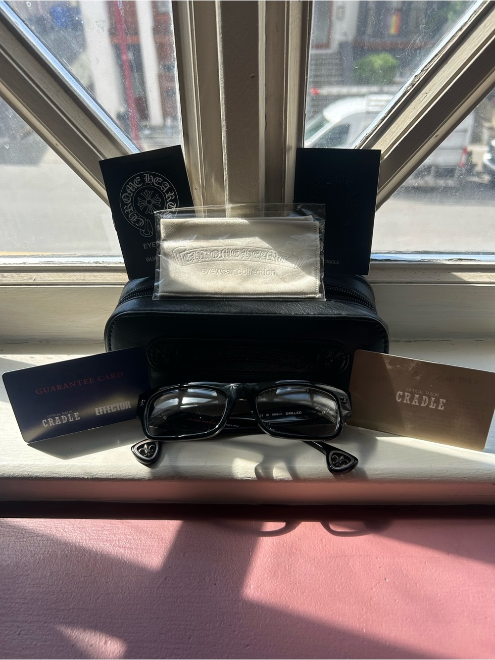 Chrome Hearts “Drilled” Glasses w/o prescription